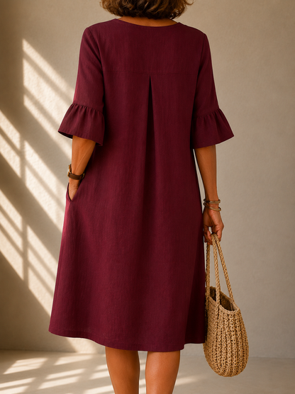 Clara™ Button Dress