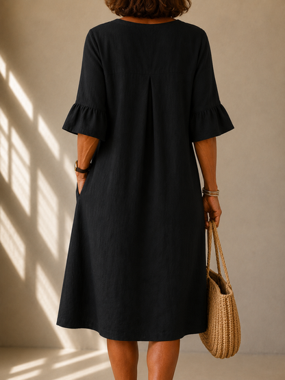 Sylvia™ Button Dress