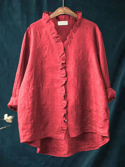 Lily | Lightweight Ruffle Blouse