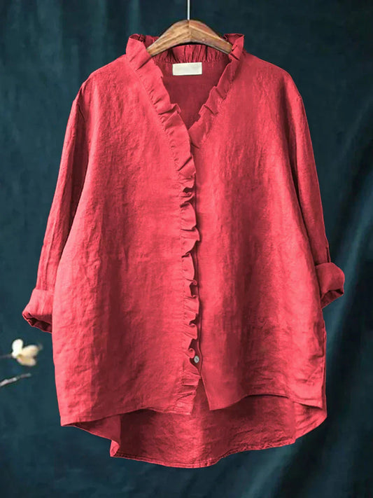 Lily | Lightweight Ruffle Blouse