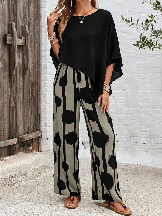 Kalliope™ Elastic Waist Two-Piece Set