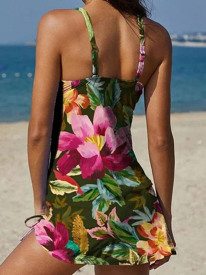 Fiesta | Floral Print Tankini Set