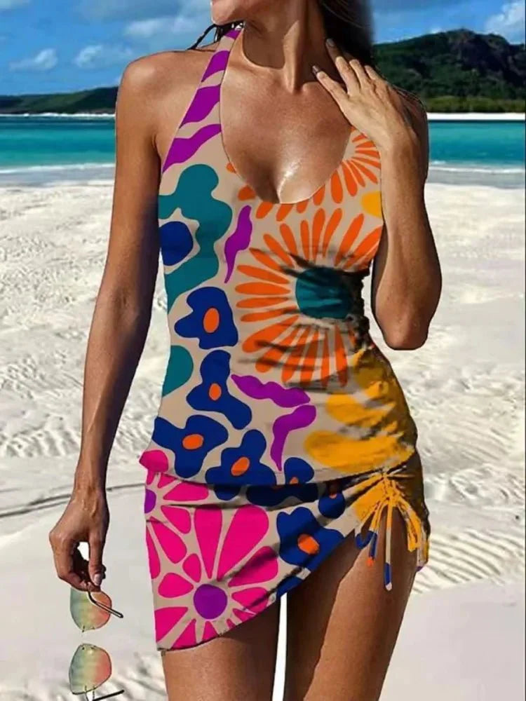 Fiesta | Floral Print Tankini Set
