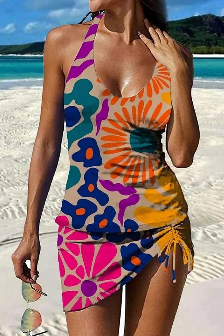 Fiesta | Floral Print Tankini Set