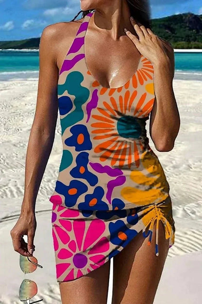 Fiesta | Floral Print Tankini Set