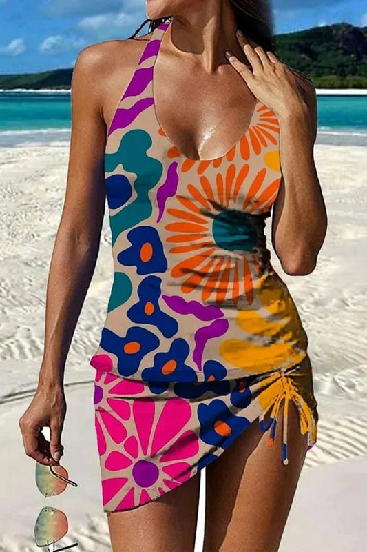 Fiesta | Floral Print Tankini Set