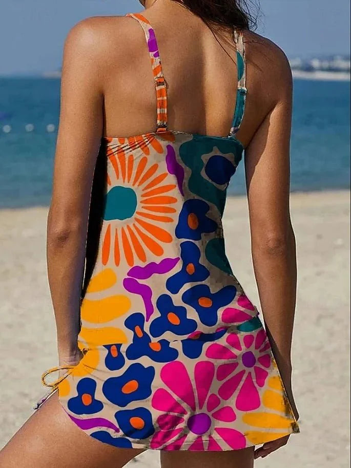 Fiesta | Floral Print Tankini Set