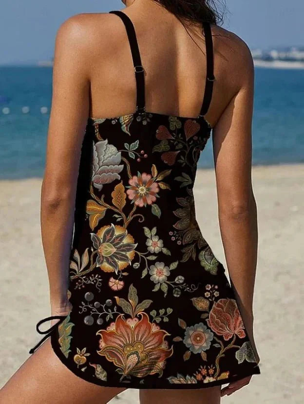 Fiesta | Floral Print Tankini Set