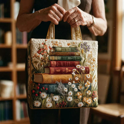Floral Pattern | Quilted Tote Bag