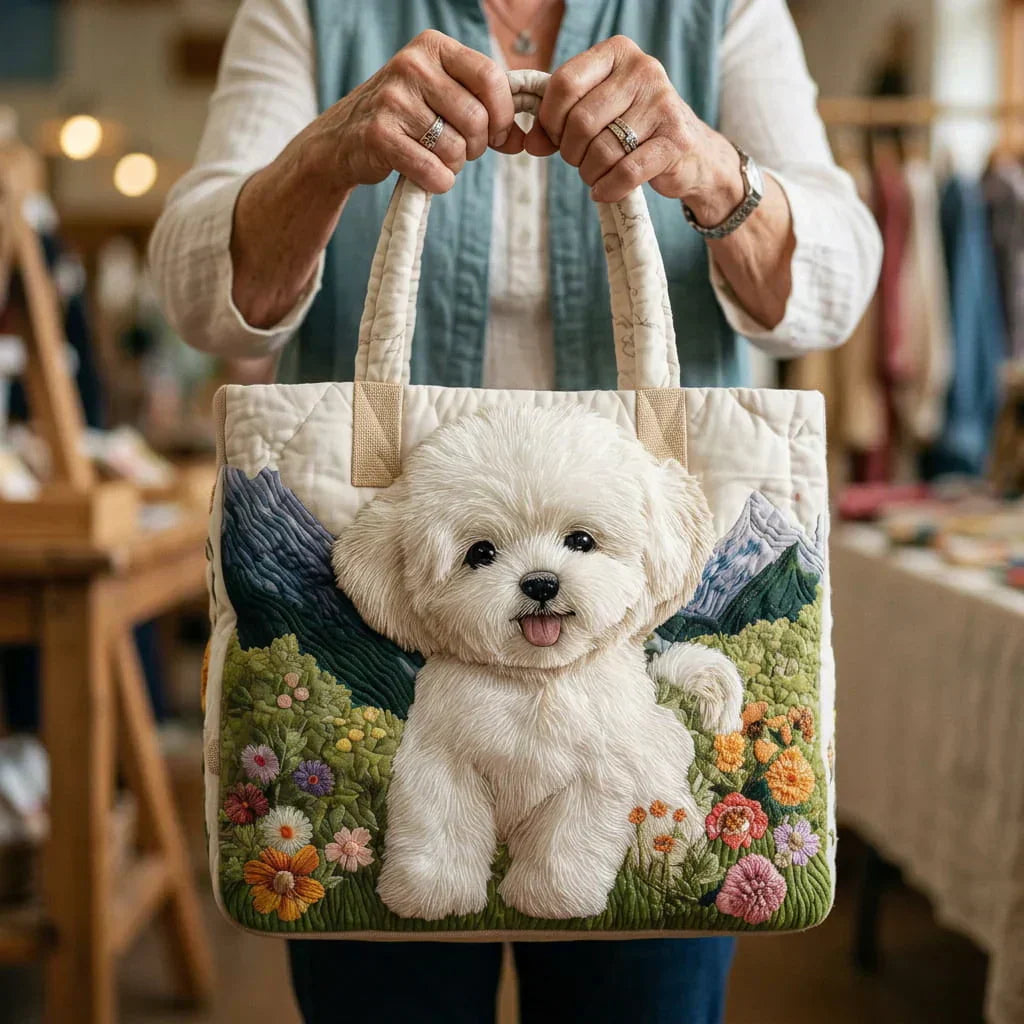 Enchanted Dog | Quilted Tote Bag