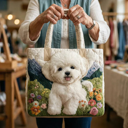 Enchanted Dog | Quilted Tote Bag