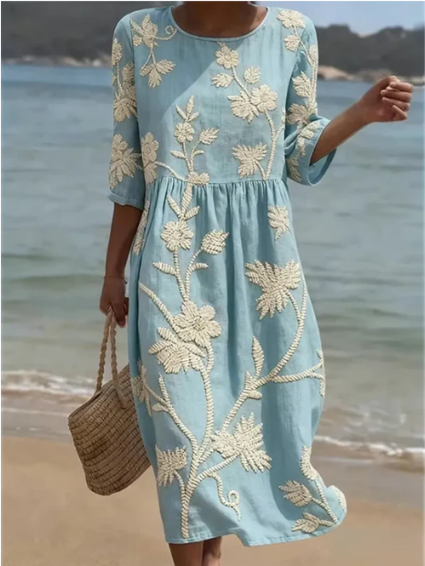 Kelsey | Floral Midi Dress
