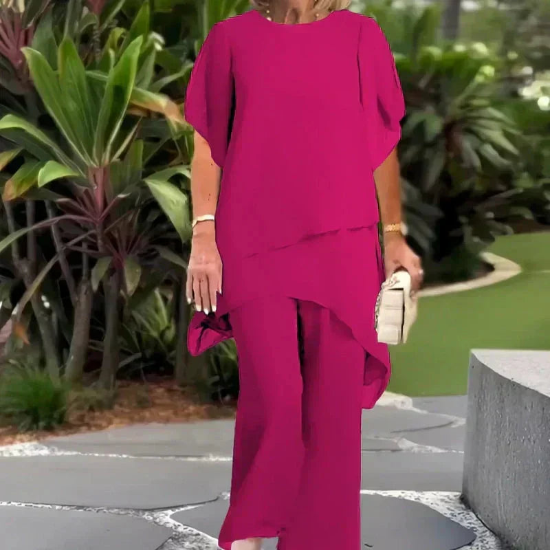 Maeryn™ | Elegant Chiffon Two-Piece Set
