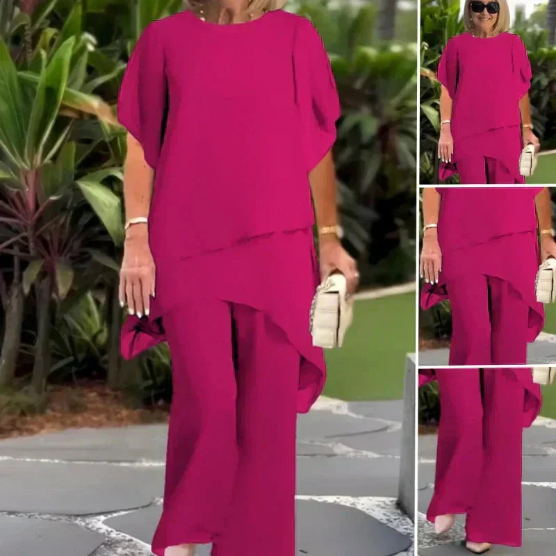 Maeryn™ | Elegant Chiffon Two-Piece Set