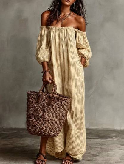 Eliana | Flowing Off-Shoulder Maxi Dress