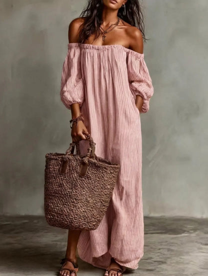 Eliana | Flowing Off-Shoulder Maxi Dress